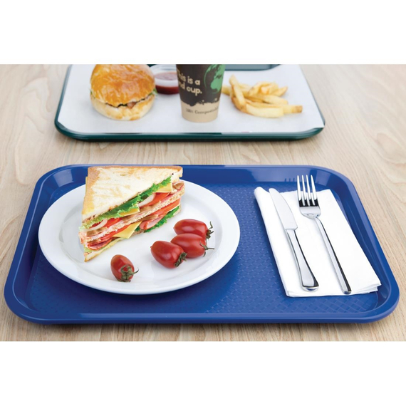 Olympia Kristallon Fast-Food-Tablett blau 41,5 x 30,5cm 4 Olympia Kristallon Fast-Food-Tablett blau 41,5 x 30,5cm