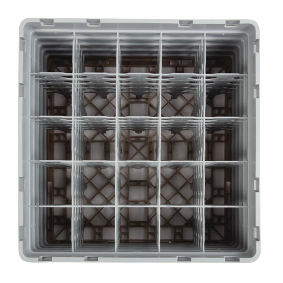 Cambro Gläserspülkorb beige mit 25 Fächern max Glashöhe 25,7cm 3 Cambro Gläserspülkorb beige mit 25 Fächern max Glashöhe 25,7cm