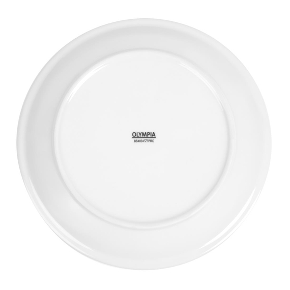 Olympia Whiteware Teller mit schmalem Rand 25cm (12 Stück) 5 Olympia Whiteware Teller mit schmalem Rand 25cm (12 Stück)