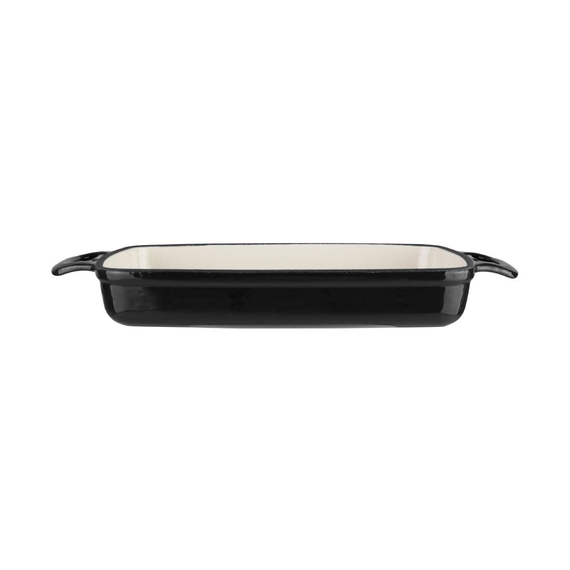 Vogue rechteckige Auflaufform Gusseisen schwarz 2,8L 3 Vogue rechteckige Auflaufform Gusseisen schwarz 2,8L