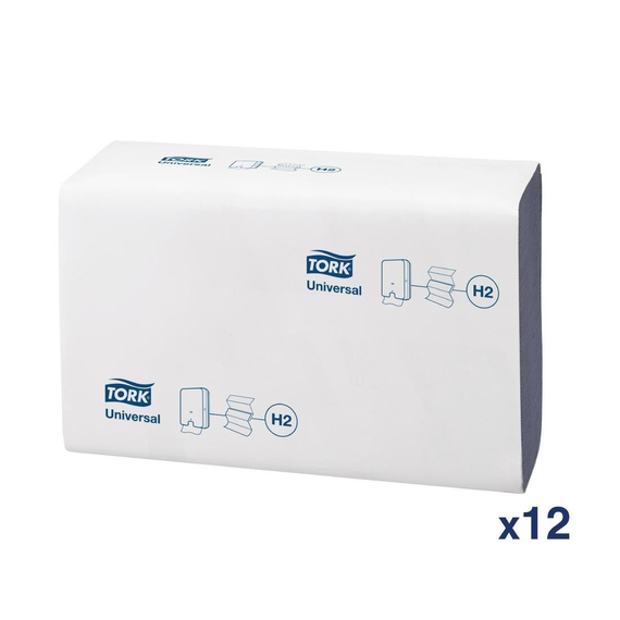 Tork Z-gefaltete Handtücher blau 1-lagig (12 Stück) 4 Tork Z-gefaltete Handtücher blau 1-lagig (12 Stück)