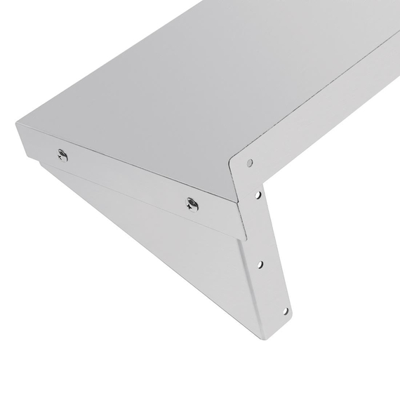 Vogue Edelstahl-Wandregal 120cm 3 Vogue Edelstahl-Wandregal 120cm