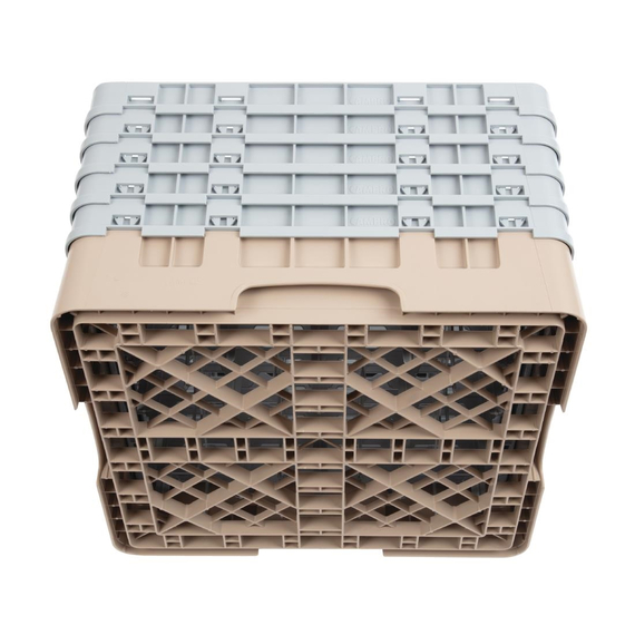 Cambro Gläserspülkorb beige mit 25 Fächern max Glashöhe 25,7cm 4 Cambro Gläserspülkorb beige mit 25 Fächern max Glashöhe 25,7cm