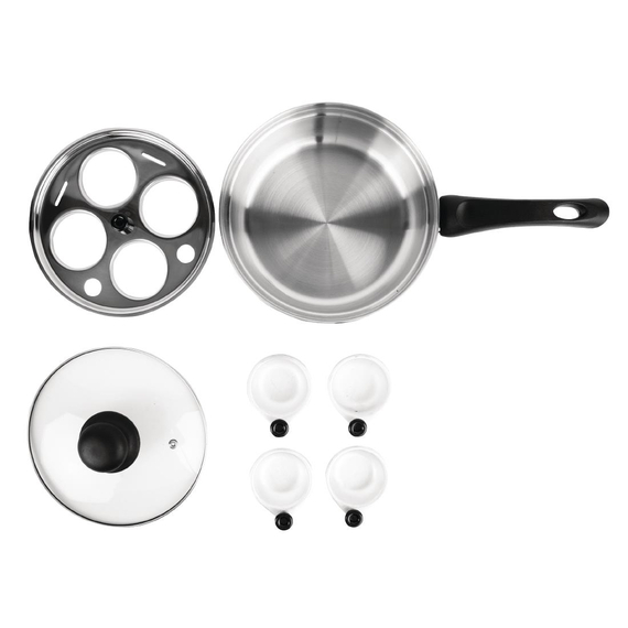 Vogue Eier-Pochierer Aluminium 20cm 2 Vogue Eier-Pochierer Aluminium 20cm