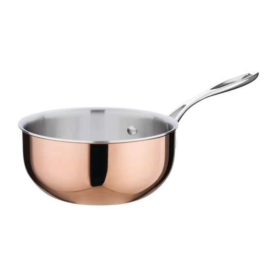 Vogue Tri-Wall Kupfer Sauteuse Induktion 20cm Vogue Tri-Wall Kupfer Sauteuse Induktion 20cm