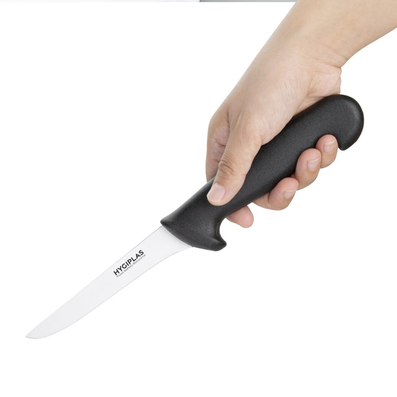 Hygiplas Ausbeinmesser schwarz 12,5cm 1 Hygiplas Ausbeinmesser schwarz 12,5cm
