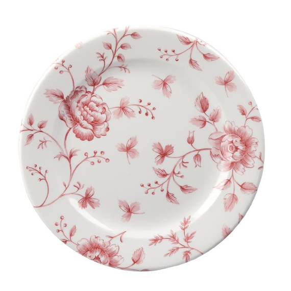 Churchill Vintage Prints Teeteller, Cranberry-Rose-Druck, 170 mm, (6 Stück) 1 Churchill Vintage Prints Teeteller, Cranberry-Rose-Druck, 170 mm, (6 Stück)