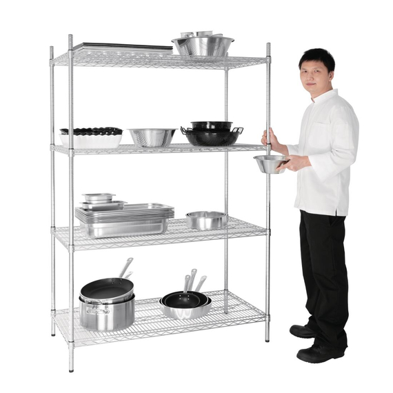 Vogue 4 Reihen Drahtregal Kit 1220x610mm 2 Vogue 4 Reihen Drahtregal Kit 1220x610mm