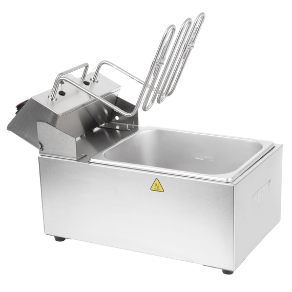 Buffalo Einzel-Elektrofritteuse mit Timer 5Ltr 5 Buffalo Einzel-Elektrofritteuse mit Timer 5Ltr