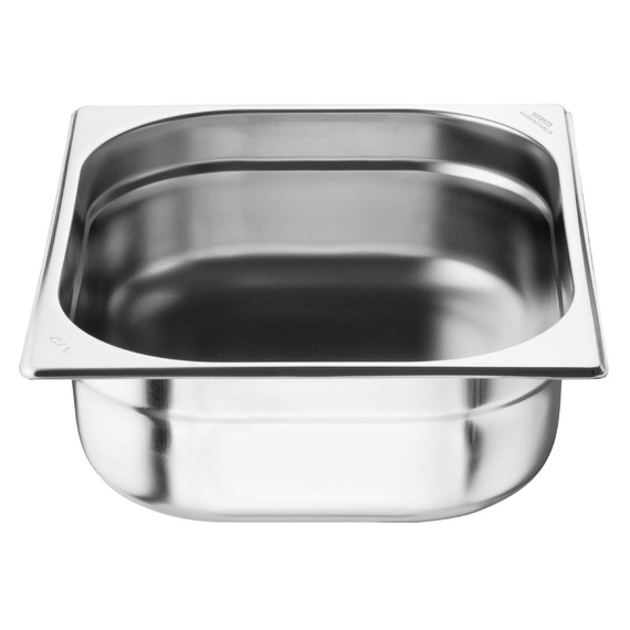 Nisbets Essentials Edelstahl 1/2 Gastronorm-Behälter 100mm (3 Stück) 2 Nisbets Essentials Edelstahl 1/2 Gastronorm-Behälter 100mm (3 Stück)