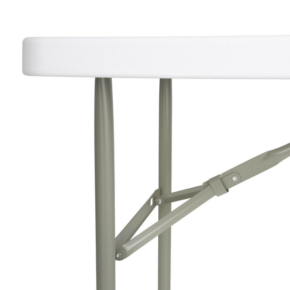 Bolero rechteckiger Klapptisch weiß 122cm 4 Bolero rechteckiger Klapptisch weiß 122cm