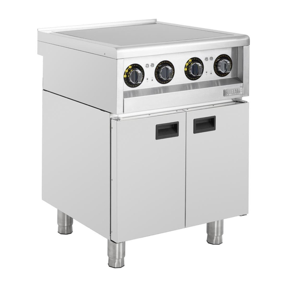 Buffalo 600 Serie 4 Zonen Freistehendes Induktionskochfeld 2x 3kW 1 Buffalo 600 Serie 4 Zonen Freistehendes Induktionskochfeld 2x 3kW