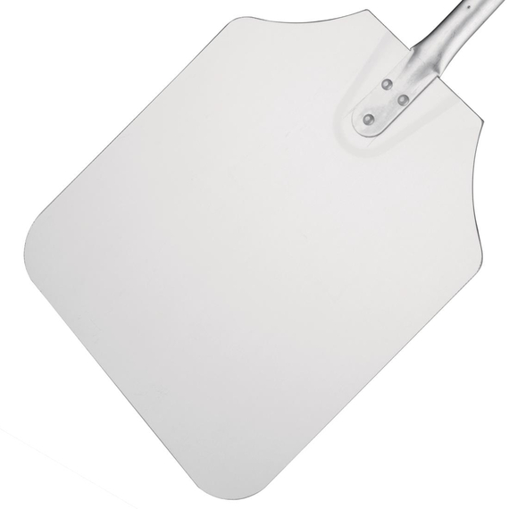 Vogue Pizzaschaufel aus Aluminium mit Holzgriff 30x35cm 2 Vogue Pizzaschaufel aus Aluminium mit Holzgriff 30x35cm