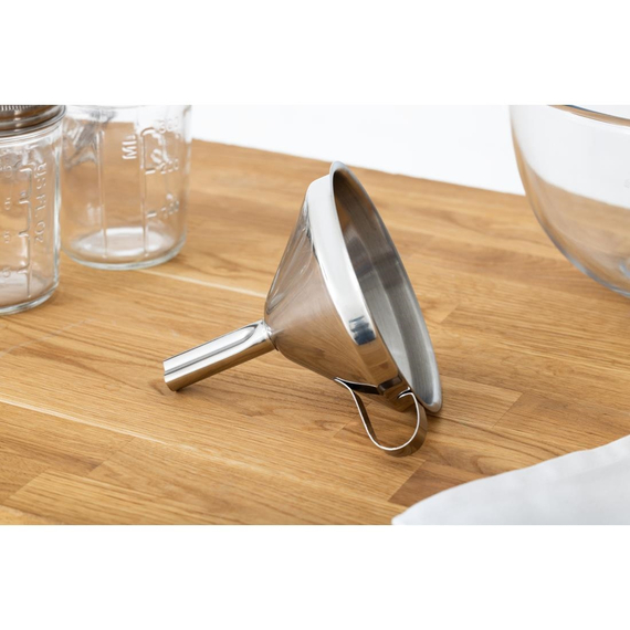 Trichter Edelstahl 12,5cm 6 Trichter Edelstahl 12,5cm