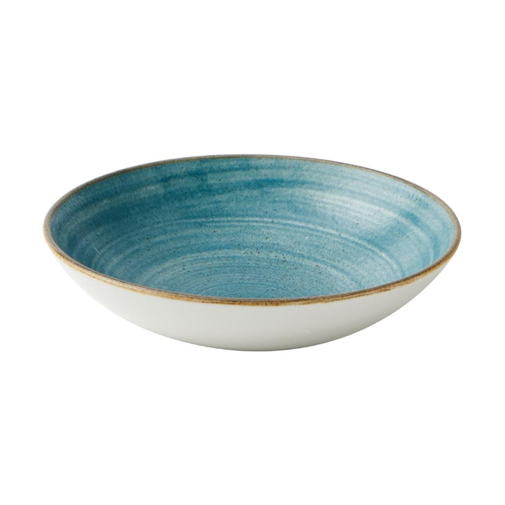 Churchill Stonecast Raw Coupe-Schüsseln, Blaugrün, 184 mm (12 Stück) Churchill Stonecast Raw Coupe-Schüsseln, Blaugrün, 184 mm (12 Stück)
