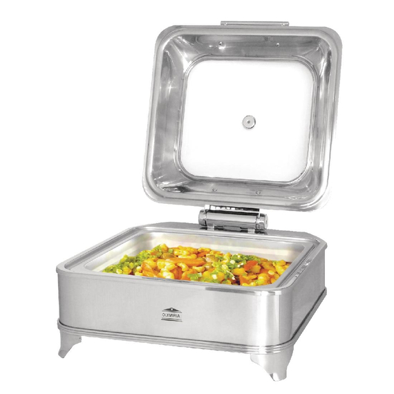 Olympia Elektrischer Chafing-Dish quadratisch 1 Olympia Elektrischer Chafing-Dish quadratisch