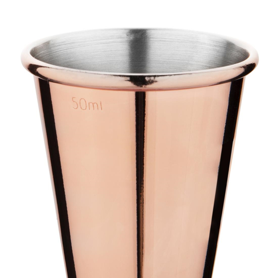 Olympia Barmaß / Jigger mit Kupferfinish 2,5/5cl 2 Olympia Barmaß / Jigger mit Kupferfinish 2,5/5cl