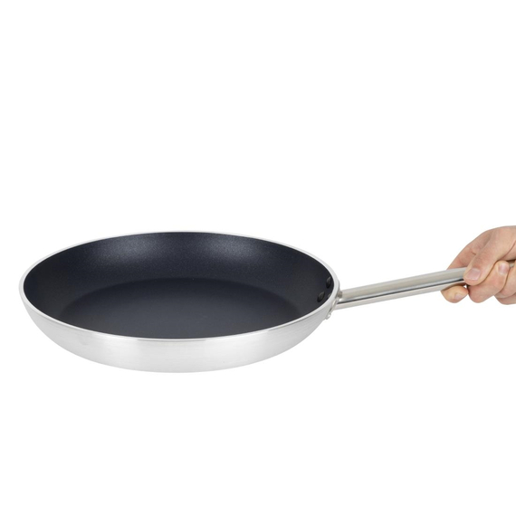Vogue Antihaft-Teflon-Aluminium-Induktions-Bratpfanne 360mm 5 Vogue Antihaft-Teflon-Aluminium-Induktions-Bratpfanne 360mm