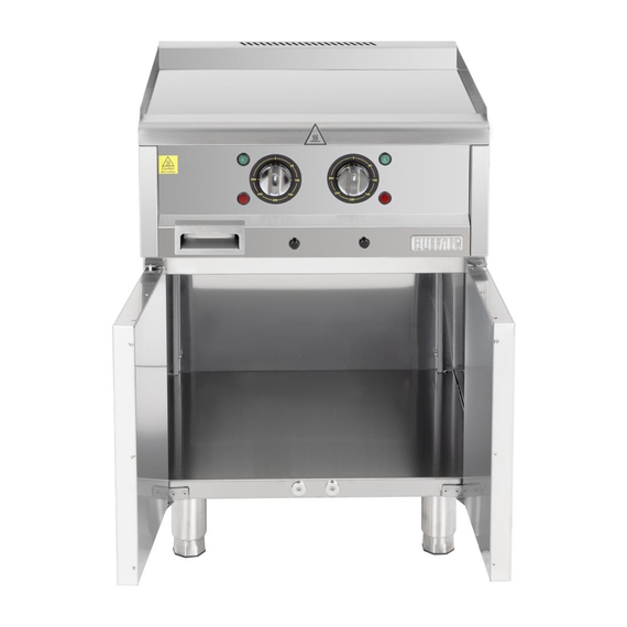 Buffalo 600 Serie freistehendes elektrisches Griddle 600mm 4 Buffalo 600 Serie freistehendes elektrisches Griddle 600mm