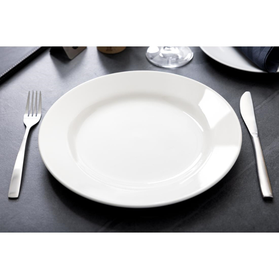 Churchill Whiteware Classic runde Teller 28cm (12 Stück) 6 Churchill Whiteware Classic runde Teller 28cm (12 Stück)