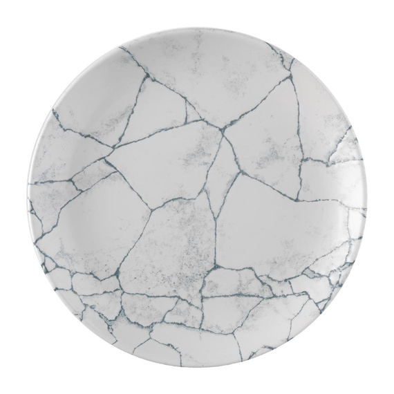 Churchill Studio Prints Kintsugi Pearl Evolve Coupe-Teller, Grau, 260 mm, (12 Stück) 3 Churchill Studio Prints Kintsugi Pearl Evolve Coupe-Teller, Grau, 260 mm, (12 Stück)