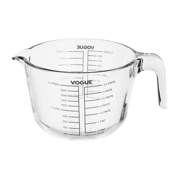 Vogue Glas Messbecher 2375ml 1 Vogue Glas Messbecher 2375ml