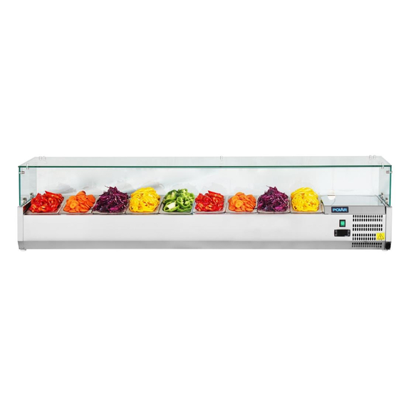 Polar Serie G Aufsatzkühlvitrine für 9x GN1/3 5 Polar Serie G Aufsatzkühlvitrine für 9x GN1/3