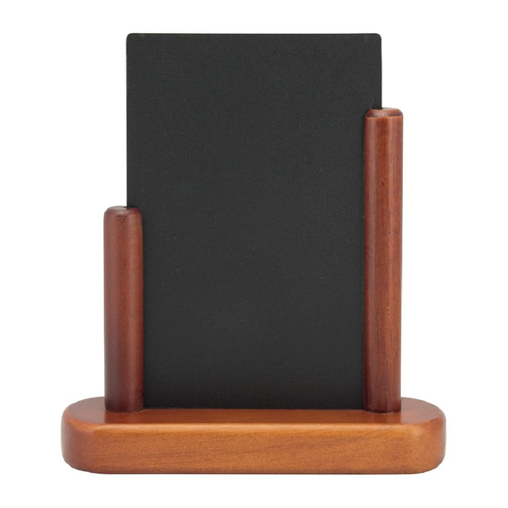 Securit Tischtafel Mahagoni A6 Securit Tischtafel Mahagoni A6