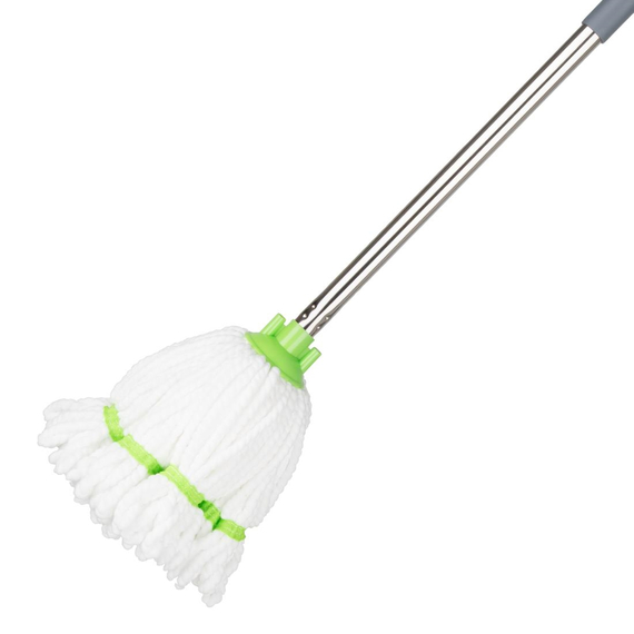 Jantex Mikrofaser-Wischkopf Grün Gestreift 150g 4 Jantex Mikrofaser-Wischkopf Grün Gestreift 150g