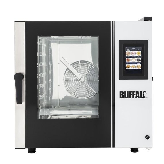Buffalo Smart Touchscreen Kombi-Ofen 7 x GN 1/1 mit Installationskit Buffalo Smart Touchscreen Kombi-Ofen 7 x GN 1/1 mit Installationskit