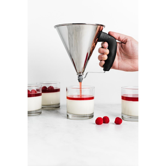 De Buyer Mini Fondanttrichter automatisch 0,8L 1 De Buyer Mini Fondanttrichter automatisch 0,8L