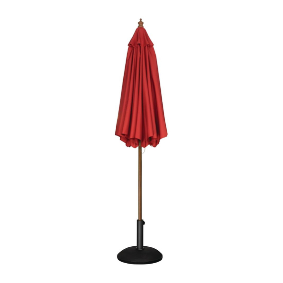 Bolero runder Sonnenschirm rot 3m 1 Bolero runder Sonnenschirm rot 3m