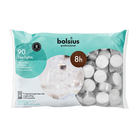Bolsius Professional 8-Stunden-Teelichter (90 Stück) 3 Bolsius Professional 8-Stunden-Teelichter (90 Stück)