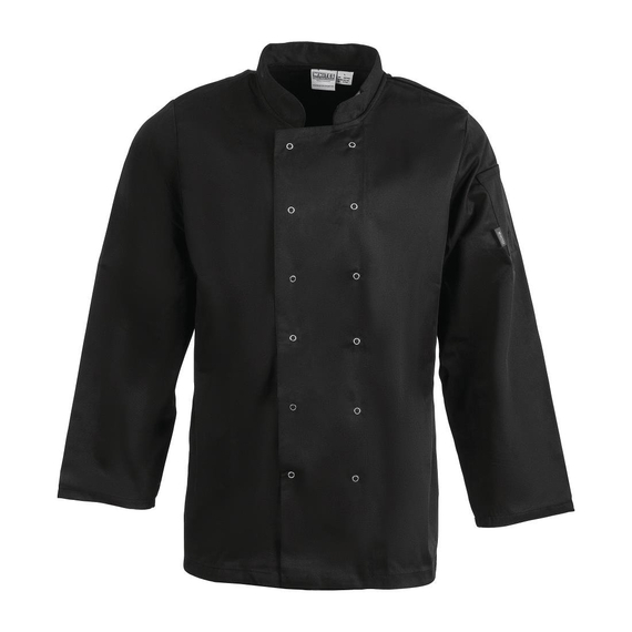 Whites Vegas Kochjacke lange Ärmel schwarz XXL 8 Whites Vegas Kochjacke lange Ärmel schwarz XXL