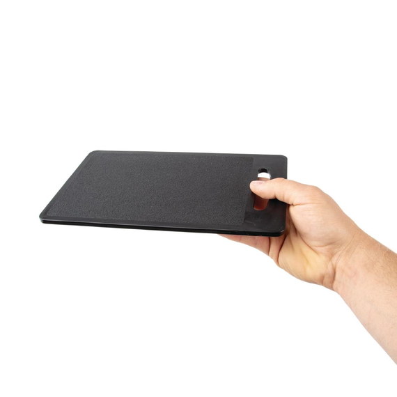 Hygiplas rechteckiges Bar Schneidebrett schwarz 25,5cm 4 Hygiplas rechteckiges Bar Schneidebrett schwarz 25,5cm