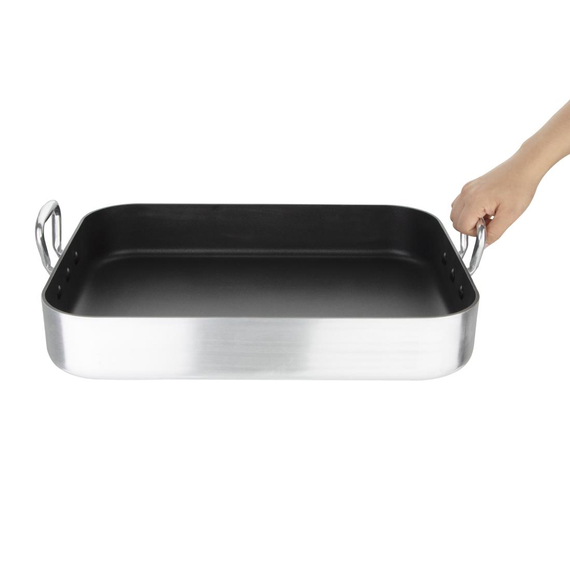 Vogue Non-Stick Bräter Aluminium 45x35x8cm 1 Vogue Non-Stick Bräter Aluminium 45x35x8cm
