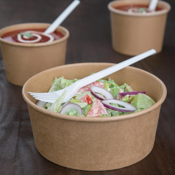 Fiesta Compostable kompostierbare Salatschalen 75cl (300 Stück) Fiesta Compostable kompostierbare Salatschalen 75cl (300 Stück)