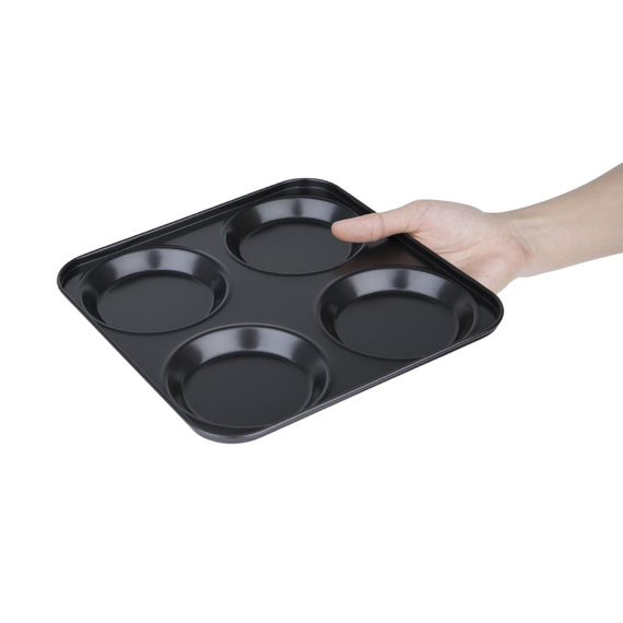 Vogue antihaftbeschichtete Yorkshire-Pudding-Formen 4 Formen 3 Vogue antihaftbeschichtete Yorkshire-Pudding-Formen 4 Formen