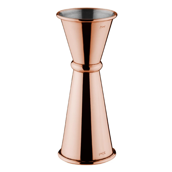 Olympia Barmaß / Jigger mit Kupferfinish 2,5/5cl 1 Olympia Barmaß / Jigger mit Kupferfinish 2,5/5cl
