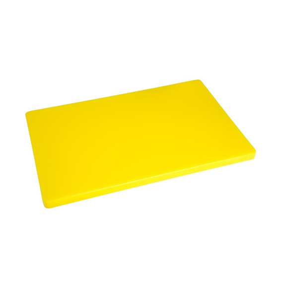 Hygiplas LDPE extra dickes Schneidebrett gelb 60x45x2cm 1 Hygiplas LDPE extra dickes Schneidebrett gelb 60x45x2cm