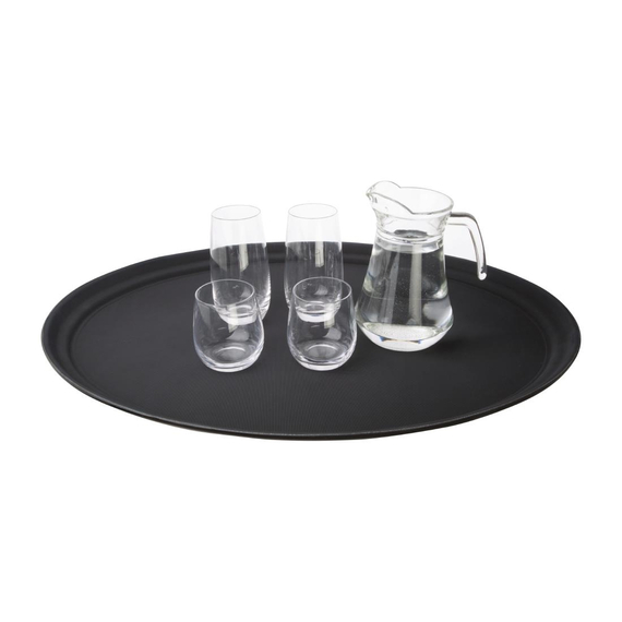 Olympia Kristallon Polypropylen Antirutsch Serviertablett oval 68,5cm 6 Olympia Kristallon Polypropylen Antirutsch Serviertablett oval 68,5cm