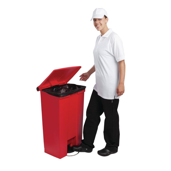 Rubbermaid Abfalleimer rot 87Ltr 4 Rubbermaid Abfalleimer rot 87Ltr