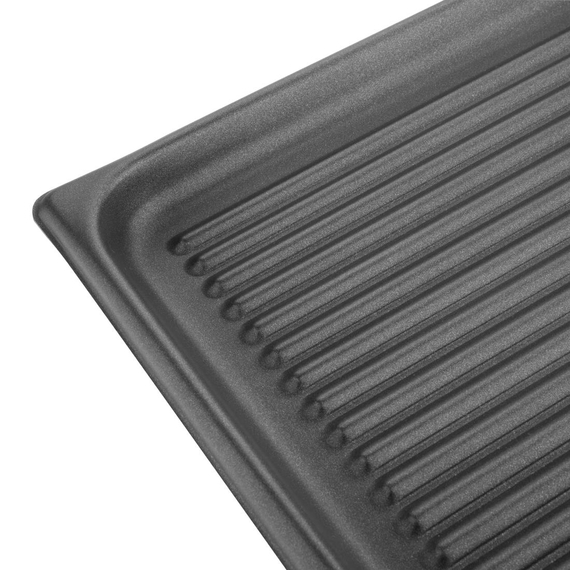 Vogue GN-Backblech mit Antihaft-Beschichtung gerillt 5 Vogue GN-Backblech mit Antihaft-Beschichtung gerillt