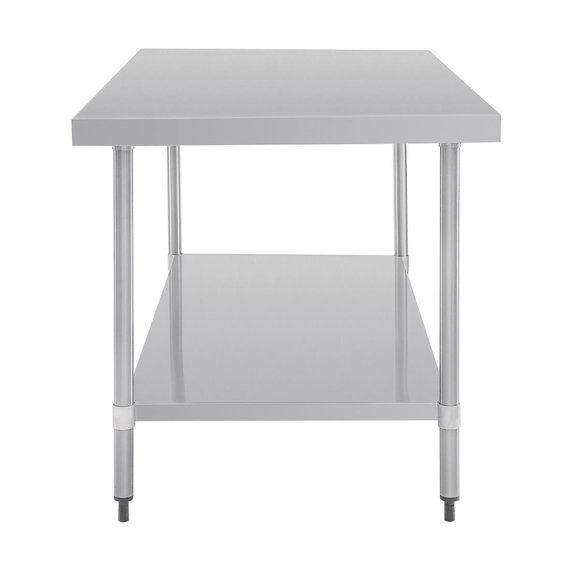 Vogue Central Island Zubereitungstisch aus Edelstahl 180cm 2 Vogue Central Island Zubereitungstisch aus Edelstahl 180cm