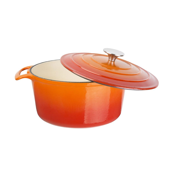 Vogue runder Schmortopf orange groß 2 Vogue runder Schmortopf orange groß