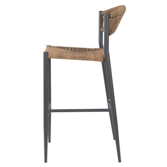 Bolero Eden PE Twist Rattan Outdoor Barhocker Natur (2 Stück) 1 Bolero Eden PE Twist Rattan Outdoor Barhocker Natur (2 Stück)