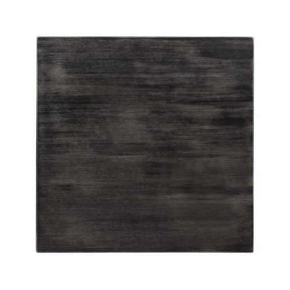 Bolero Vorgebohrte quadratische Tischplatte Vintage Black 700mm 1 Bolero Vorgebohrte quadratische Tischplatte Vintage Black 700mm