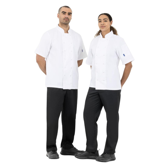 Whites Chefs Clothing Weiße Cargo-Hose L 2 Whites Chefs Clothing Weiße Cargo-Hose L