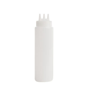Vogue klare Quetschflasche mit 3 Düsen 24oz