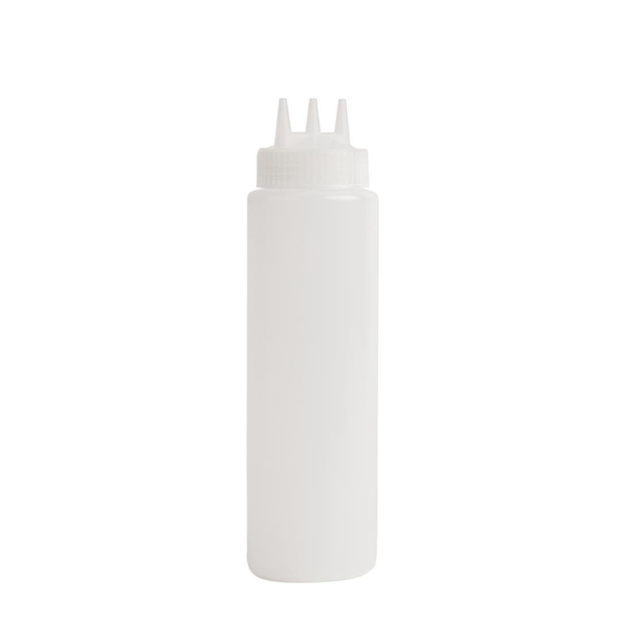 Vogue klare Quetschflasche mit 3 Düsen 24oz Vogue klare Quetschflasche mit 3 Düsen 24oz